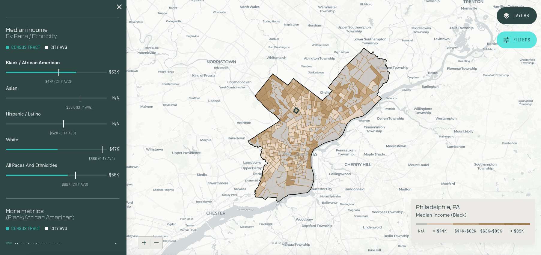 Local Wealth Explorer screenshot